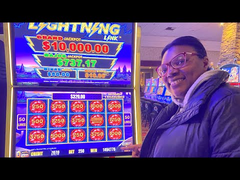 Lightning Link⚡️Bengal Treasures Grand Jackpot Casino Win